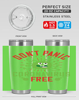 dont panic coronavirus free Style 43#- corona virus- Tumbler
