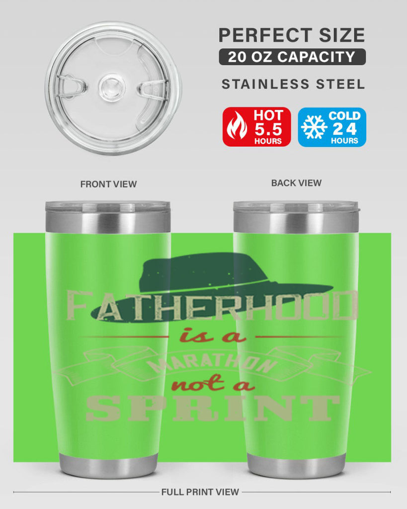 fatherhood is a marathon 227#- fathers day- Tumbler