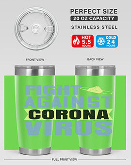 fight against corona virus Style 42#- corona virus- Tumbler