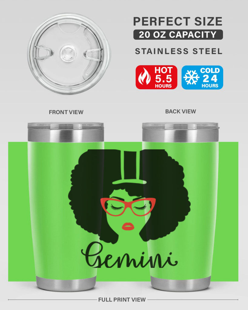 gemini 235#- zodiac- Tumbler