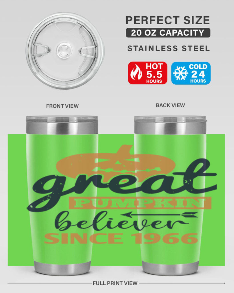 great pumpkin believer since 114#- halloween- Tumbler