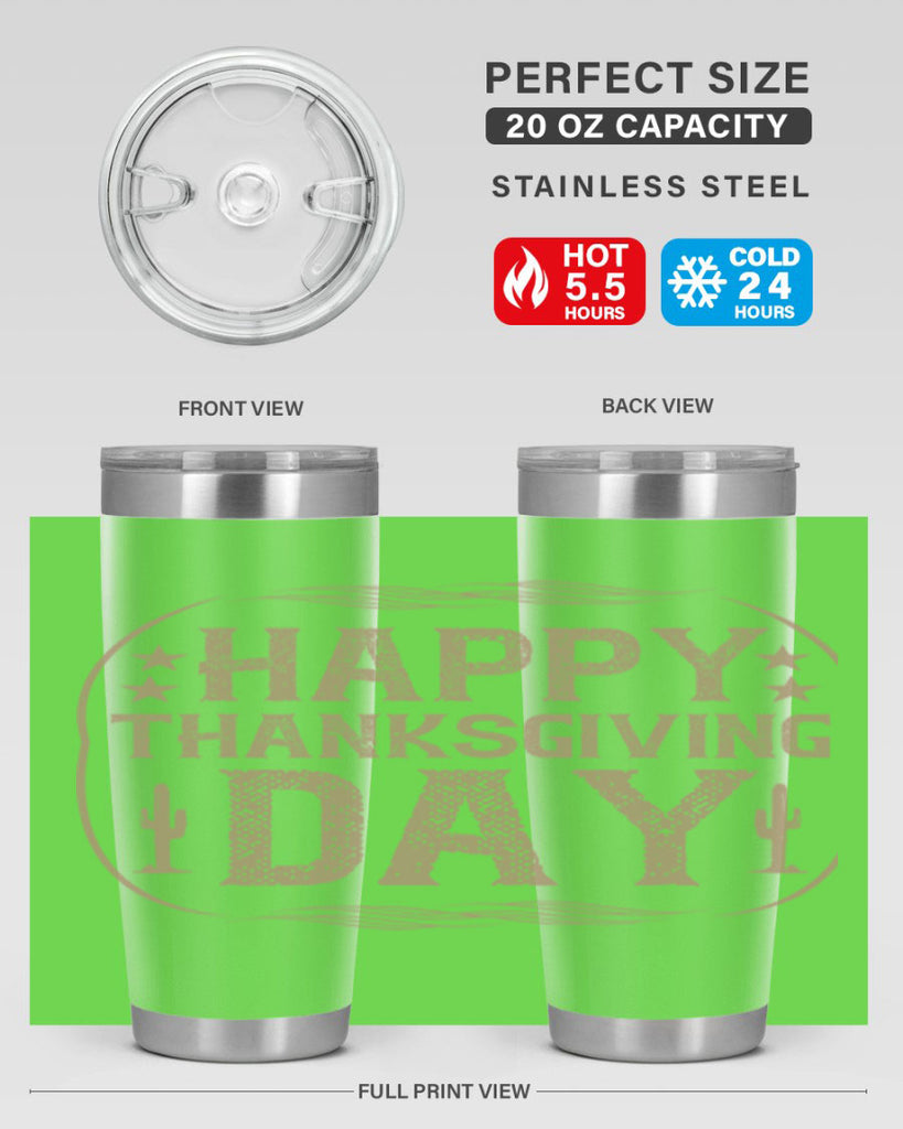 happy thanksgiving day 35#- thanksgiving- Tumbler