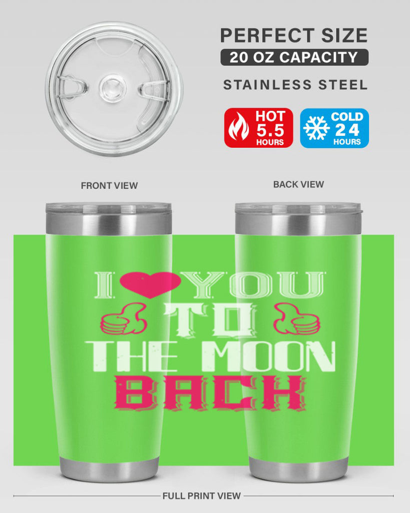 ilove you to the moon beach 49#- valentines day- Tumbler