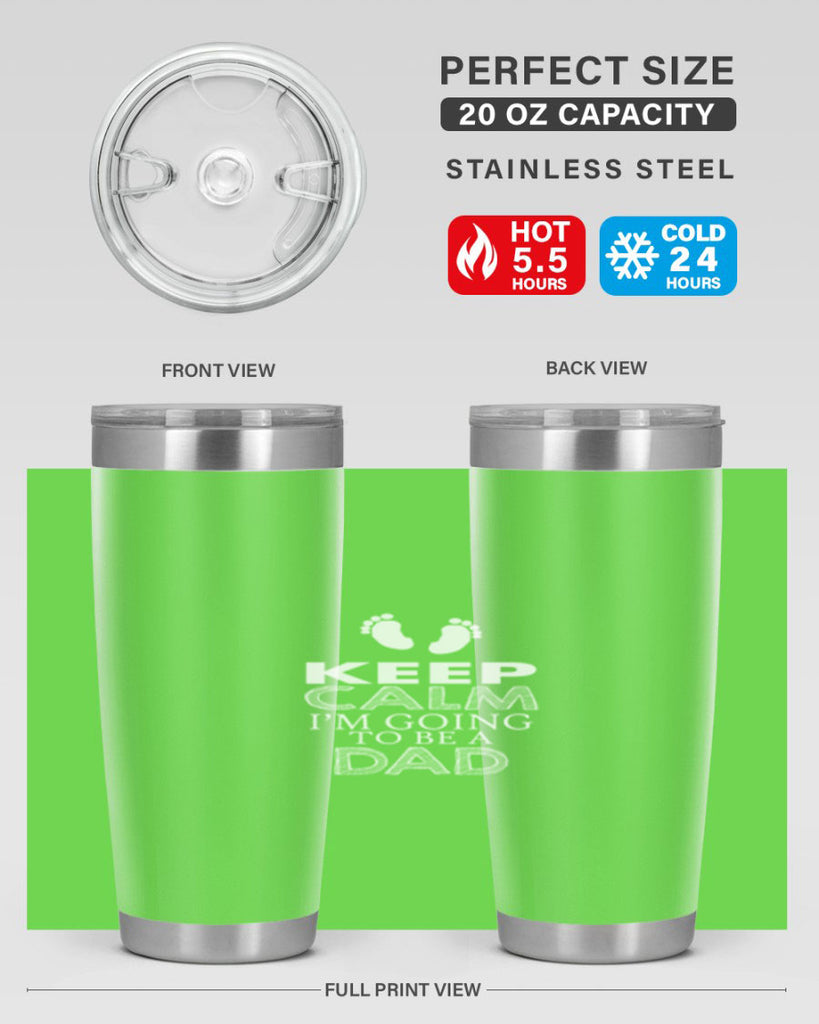 keep clam i am going to be a dad 2#- dad- Tumbler
