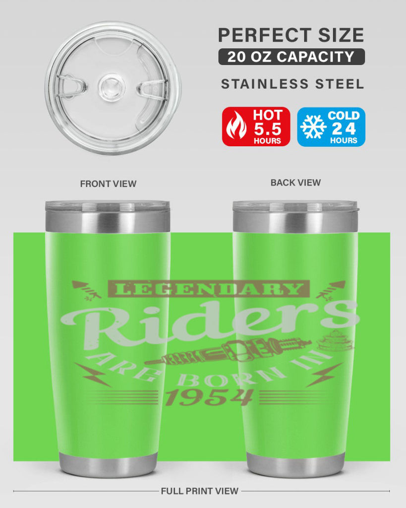 legendary riders are born in Style 60#- birthday- tumbler