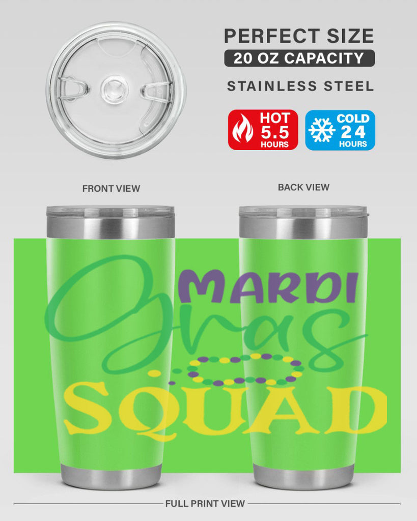 mardi gras squad 78#- mardi gras- Tumbler