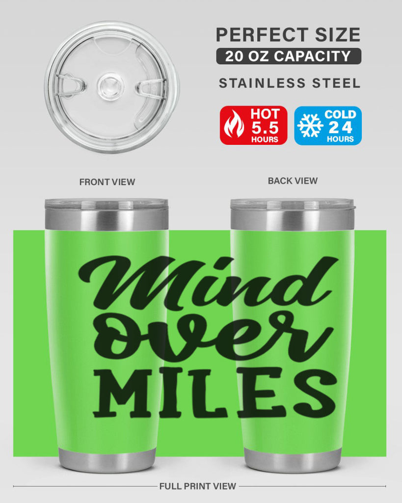 mind over miles 28#- gym- Tumbler