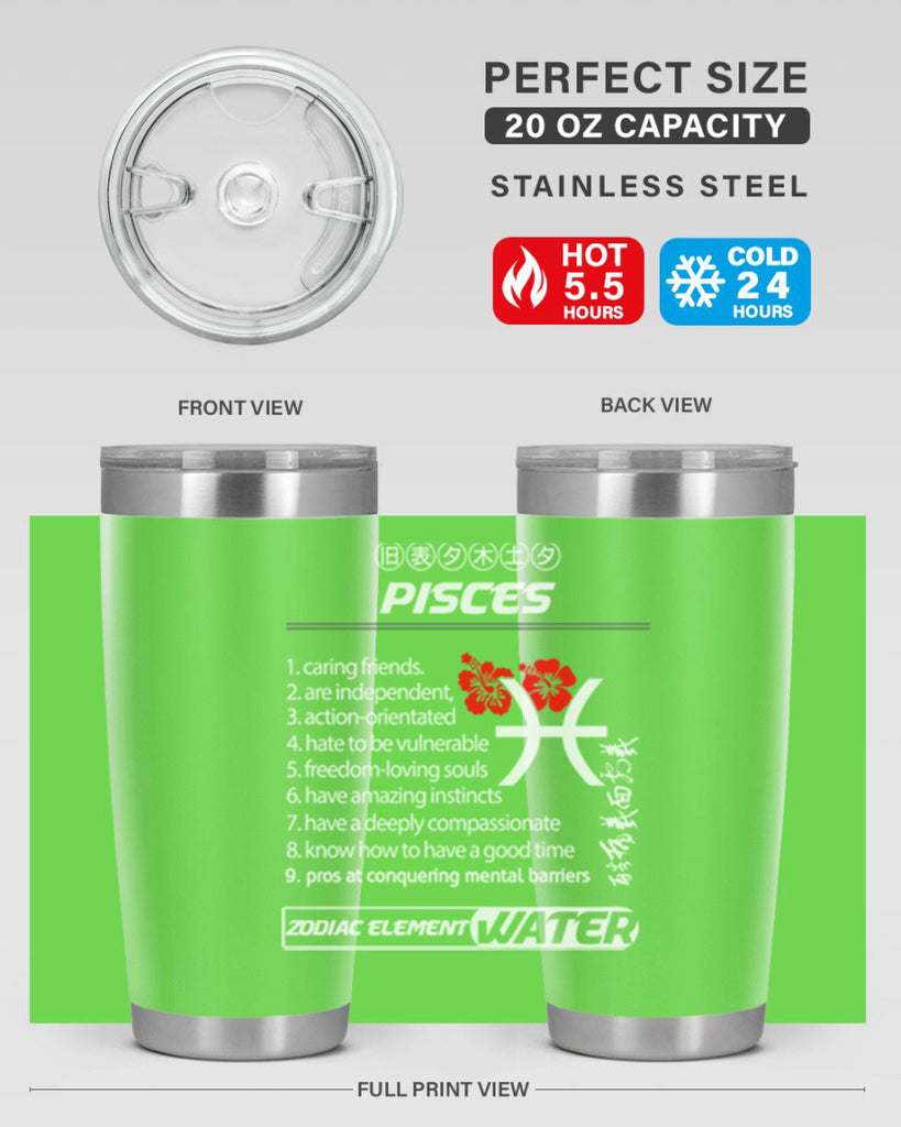 pisces 356#- zodiac- Tumbler