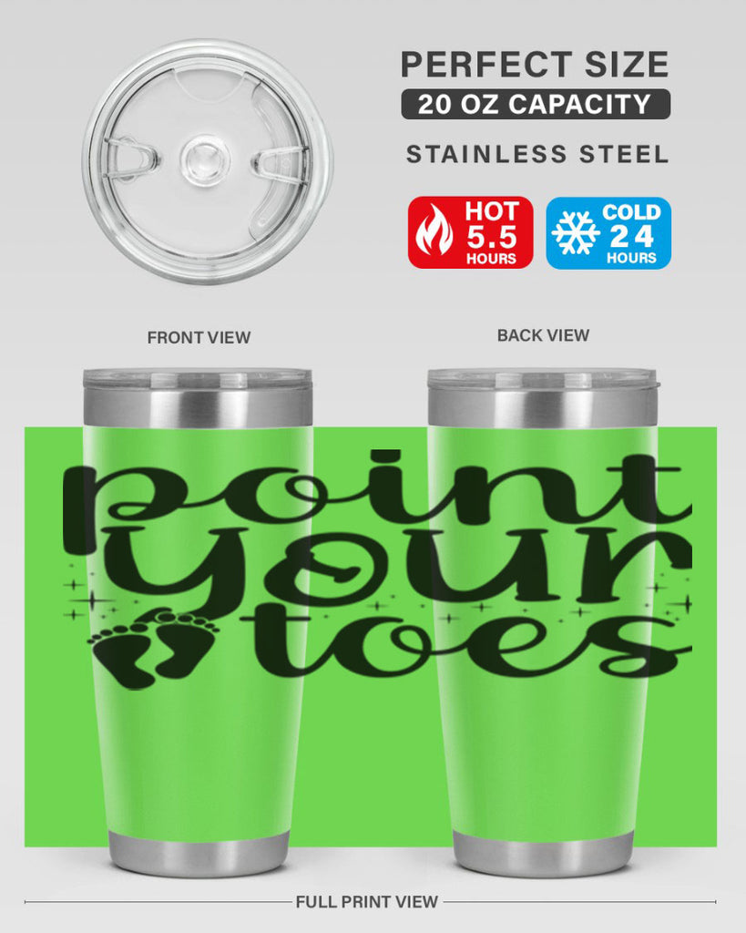 point your toes67#- ballet- Tumbler