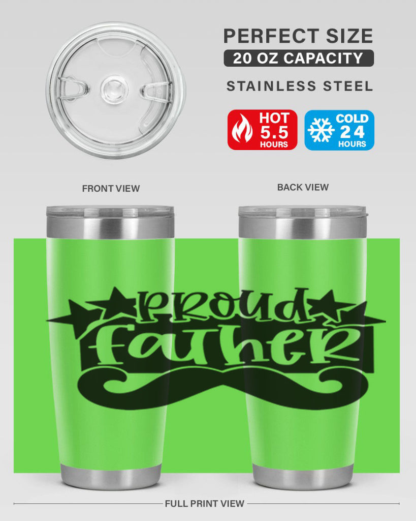 proud father 21#- fathers day- Tumbler