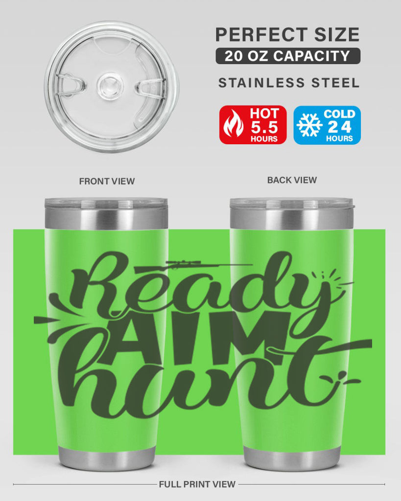 ready aim hunt 4#- hunting- Tumbler