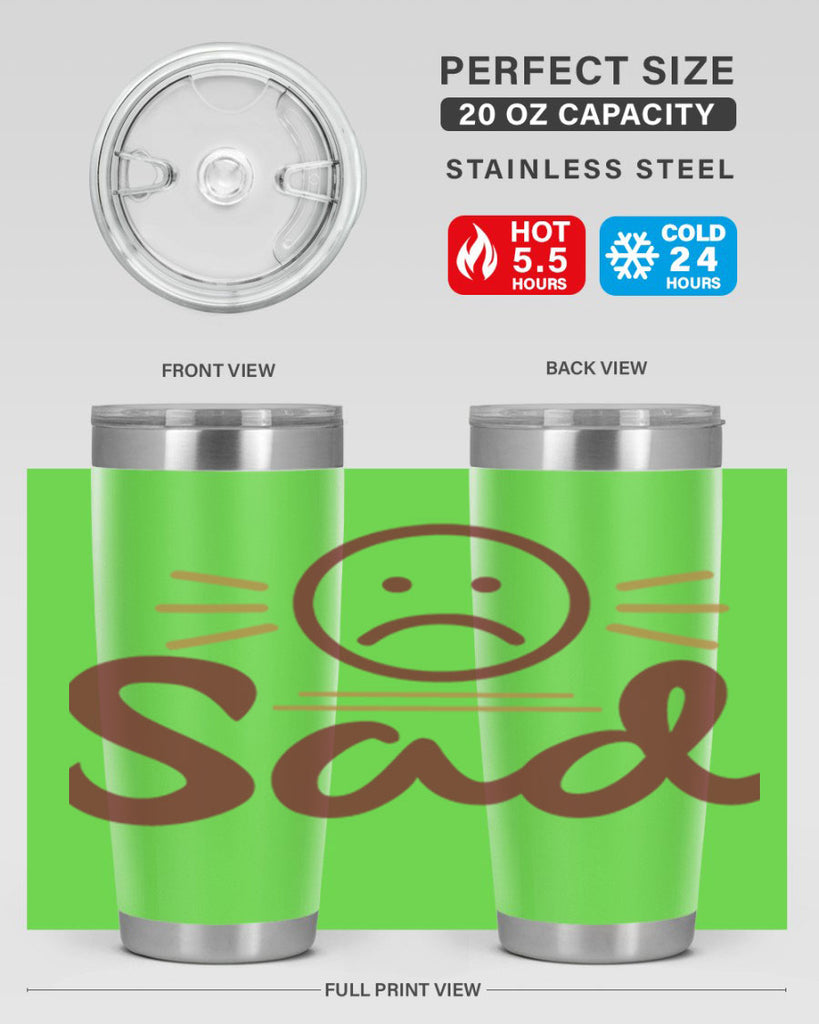 sad 5#- fathers day- Tumbler