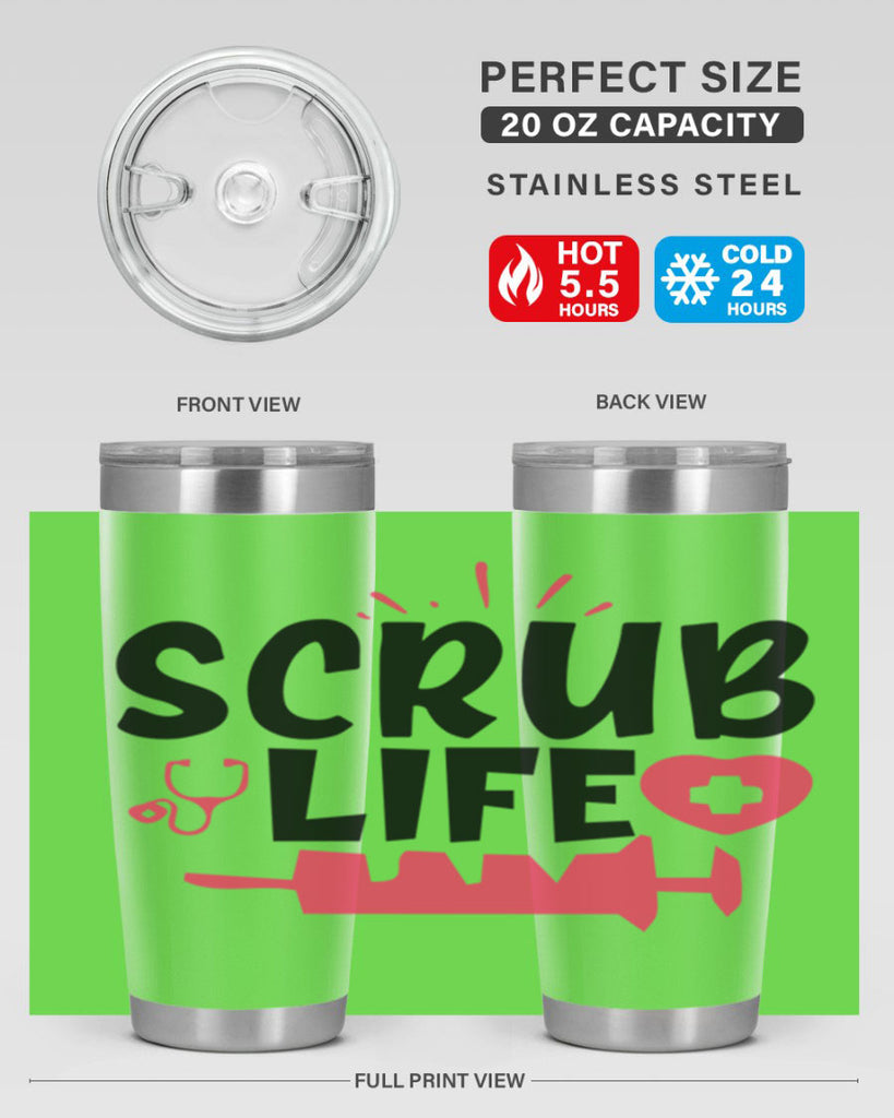 scrub life Style Style 44#- nurse- tumbler