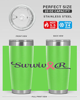 survivor Style 3#- breast cancer- Tumbler