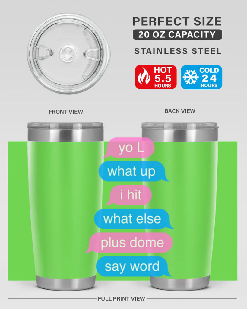 text conversation camron 23#- black words phrases- Cotton Tank