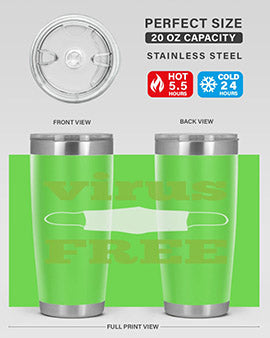 virus free Style 20#- corona virus- Tumbler