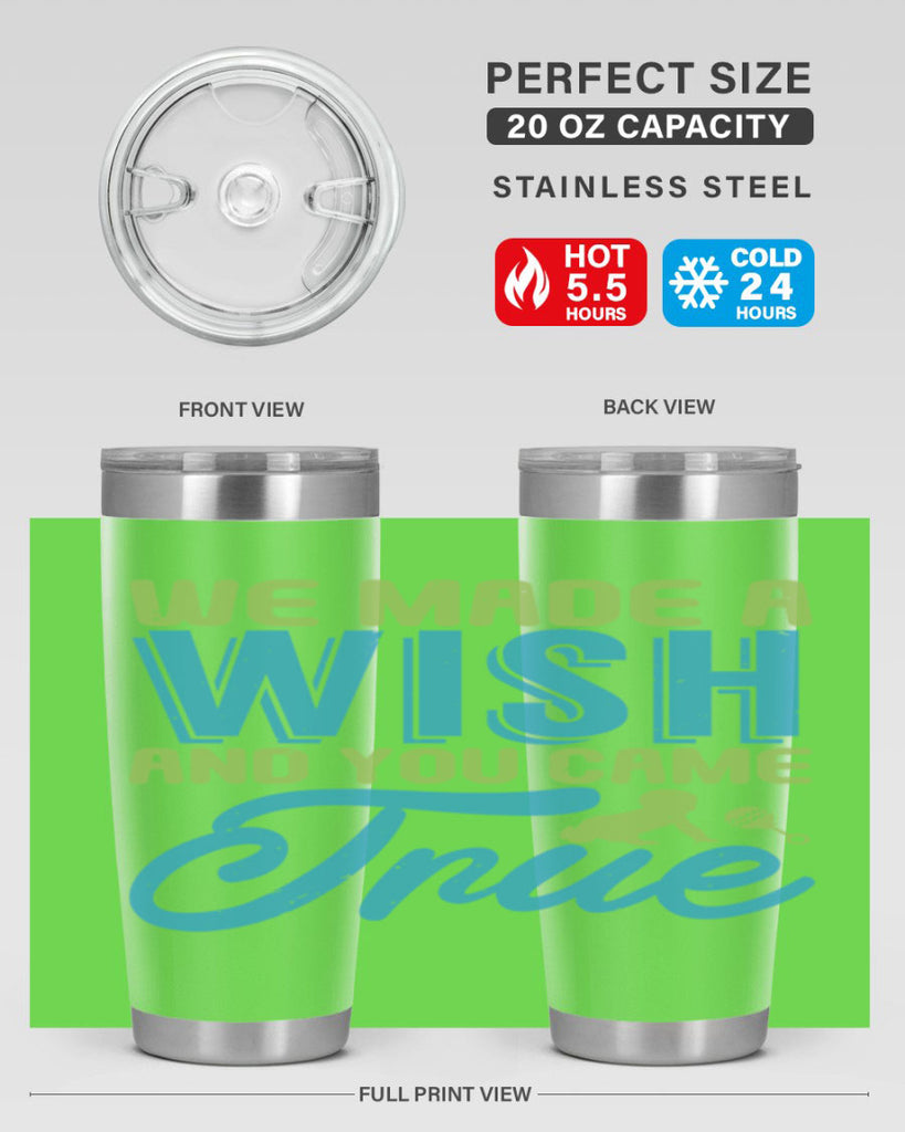 we made a wish and you can true Style 164#- baby- tumbler