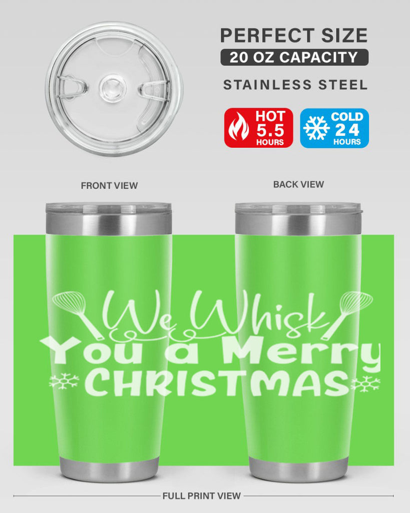 we whisk you a merry christmas 21#- kitchen- Tumbler