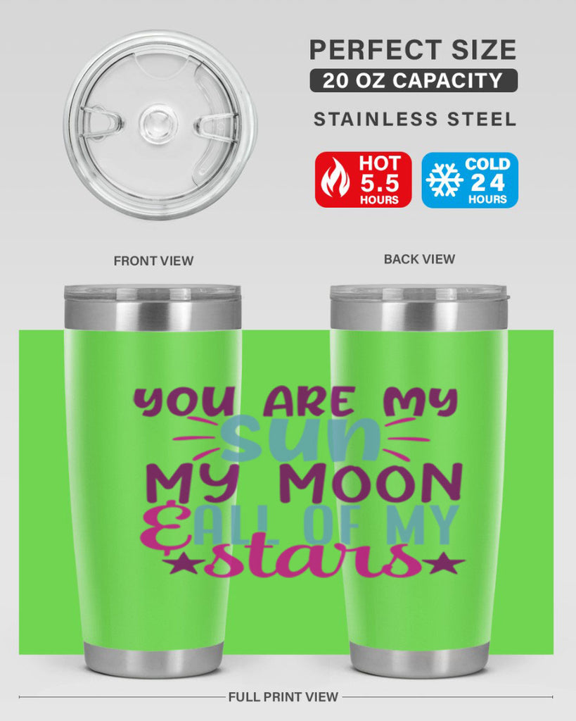 you are my sun my moon all of my stars 5#- family- Tumbler