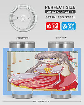 A beautiful and happy girl with kimono 104#- anime- Tumbler