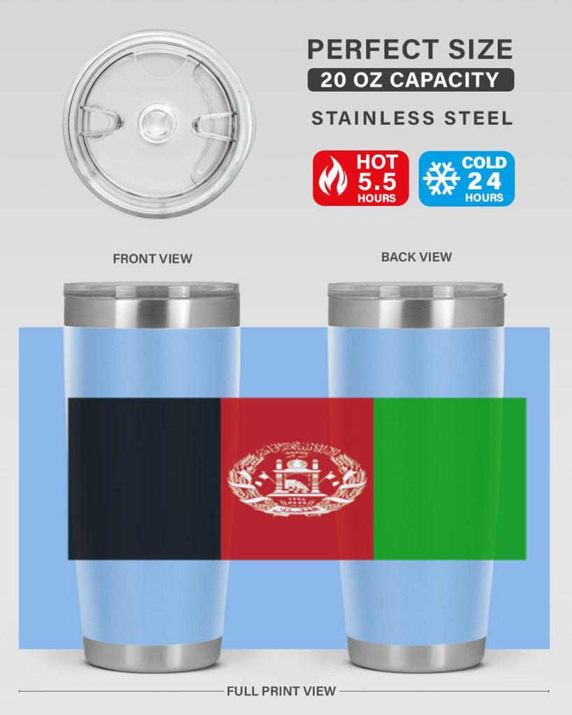 Afghanistan 197#- world flags- Tumbler