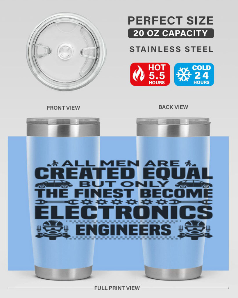 All men are created Style 21#- engineer- tumbler