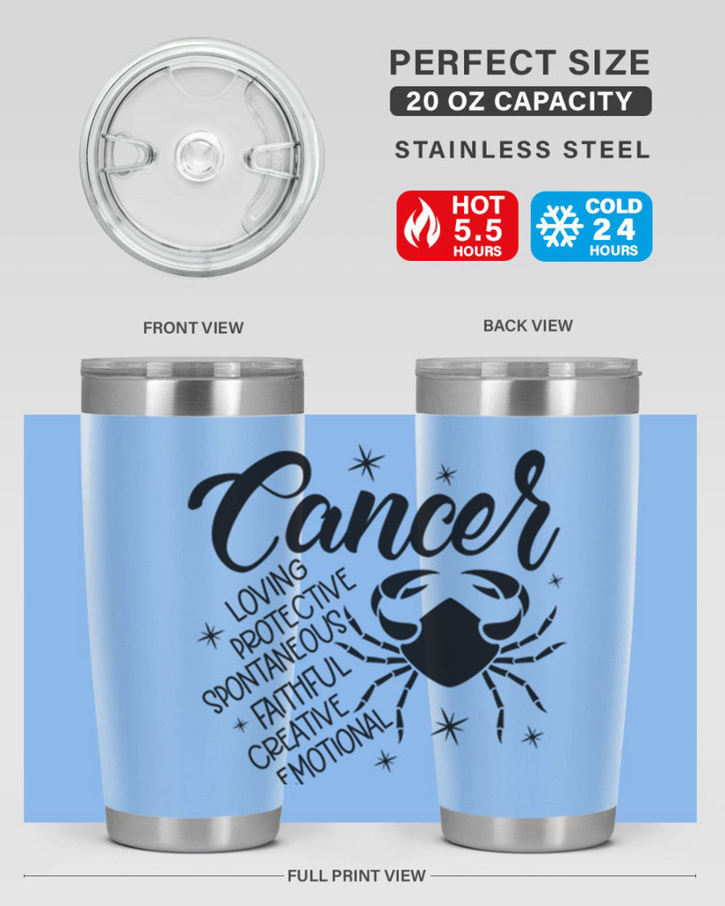 Cancer 151#- zodiac- Tumbler