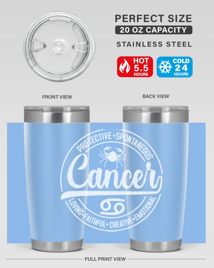 Cancer 154#- zodiac- Tumbler
