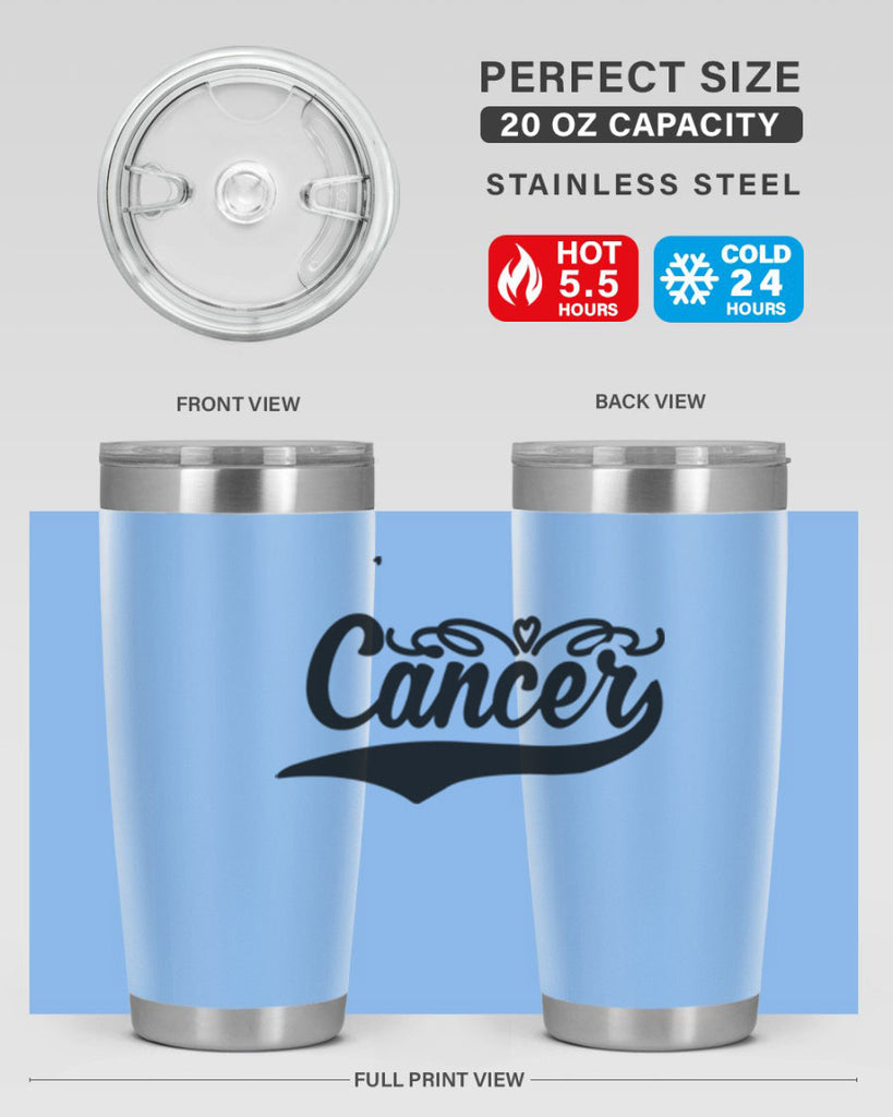 Cancer 155#- zodiac- Tumbler