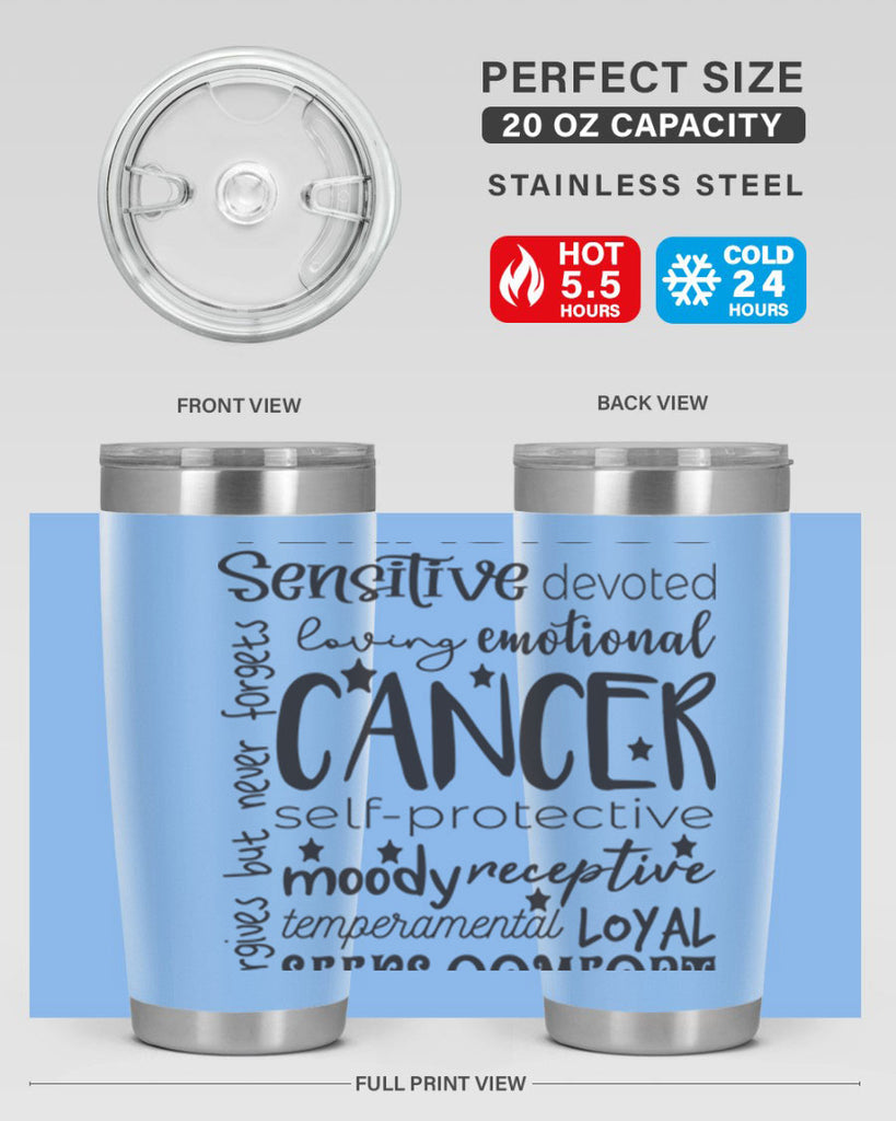 Cancer 565#- zodiac- Tumbler