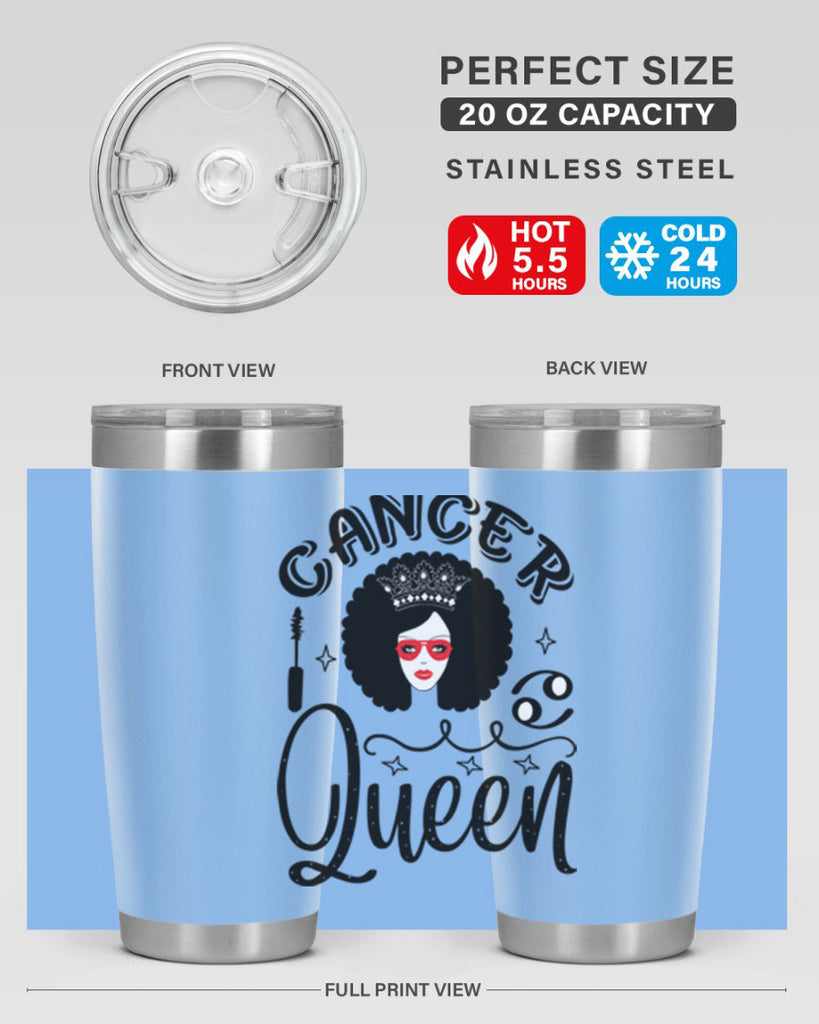 Cancer queen 162#- zodiac- Tumbler