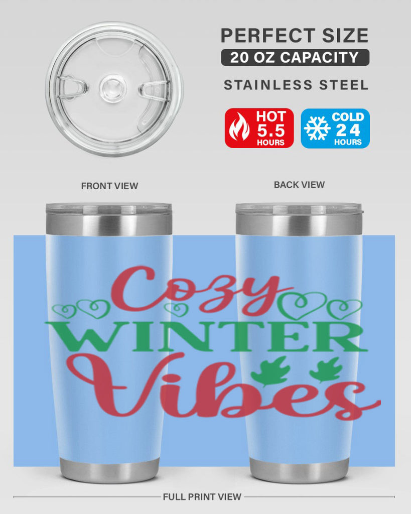 Cozy Winter Vibes 74#- winter- Tumbler