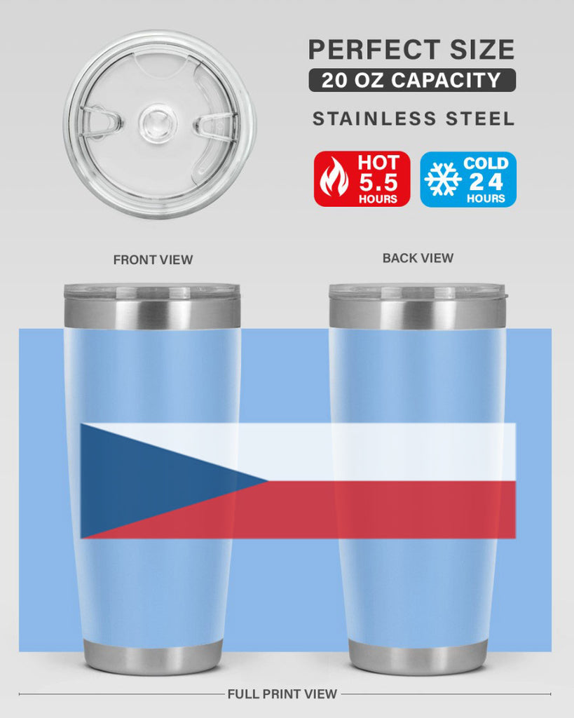 Czechia 152#- world flags- Tumbler