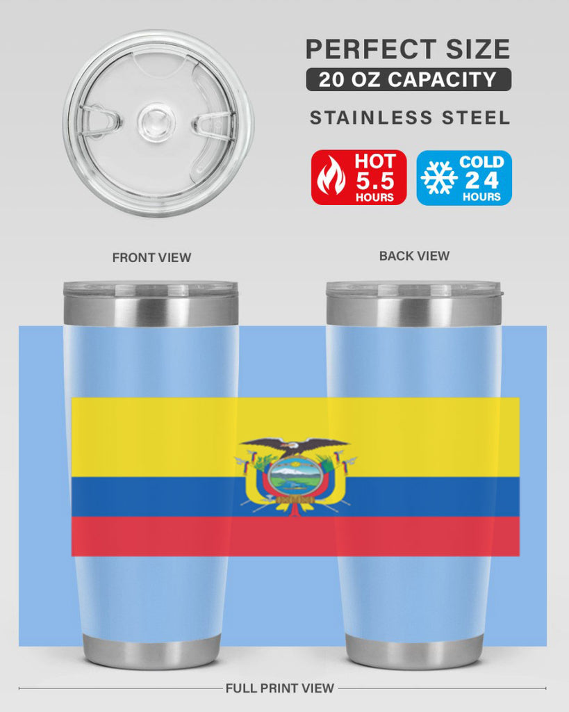 Ecuador 147#- world flags- Tumbler