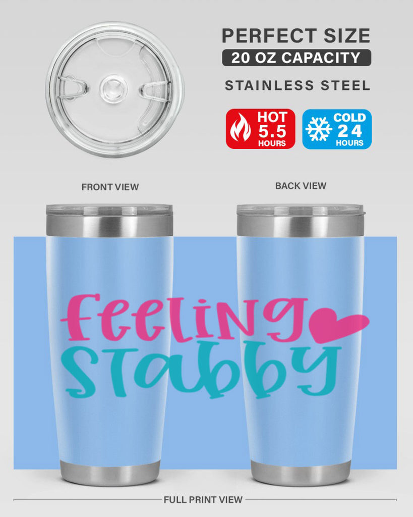 Feeling Stabby Nurse Style 386#- nurse- tumbler