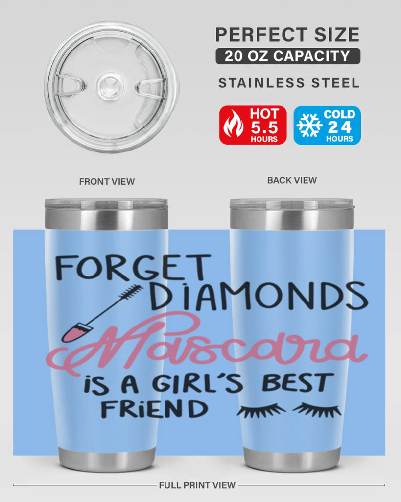 Forget Diamonds Mascara is a Girls Best Friend Style 100#- make up- Tumbler