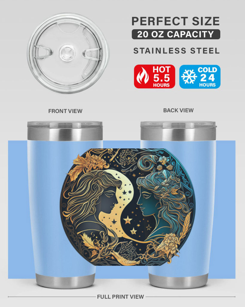 Gemini 216#- zodiac- Tumbler