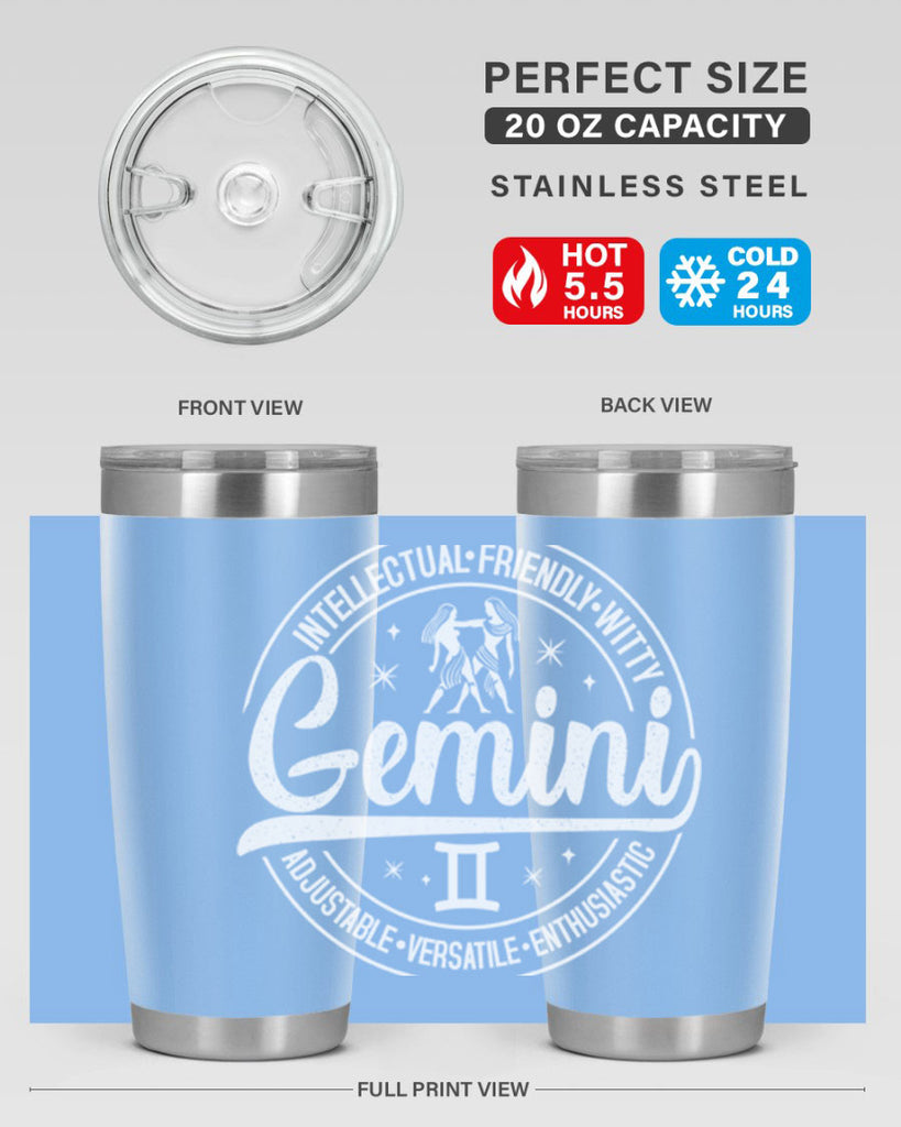 Gemini 226#- zodiac- Tumbler