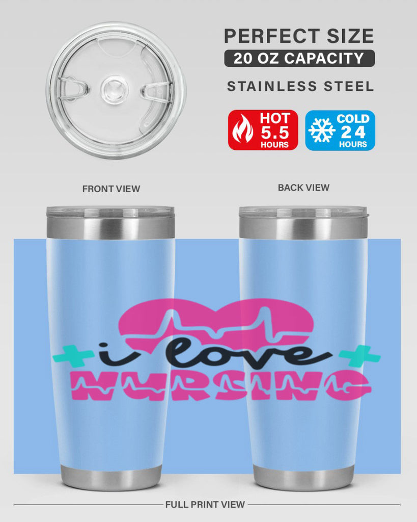 I Love Nursing Style Style 170#- nurse- tumbler
