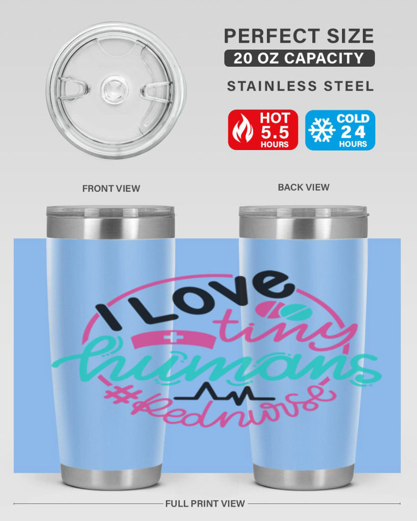 I Love Tiny Humans Red Nurse Style Style 167#- nurse- tumbler