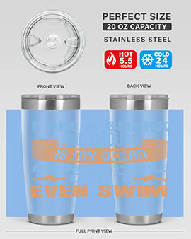 I am a shark the ground is my ocean and most people can’t even swim Style 82#- shark  fish- Tumbler
