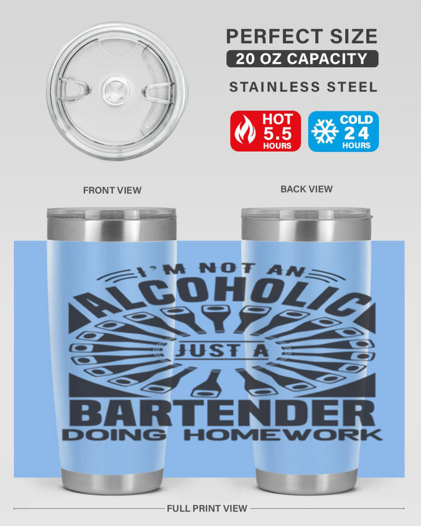 Im not an Style 18#- bartender- tumbler