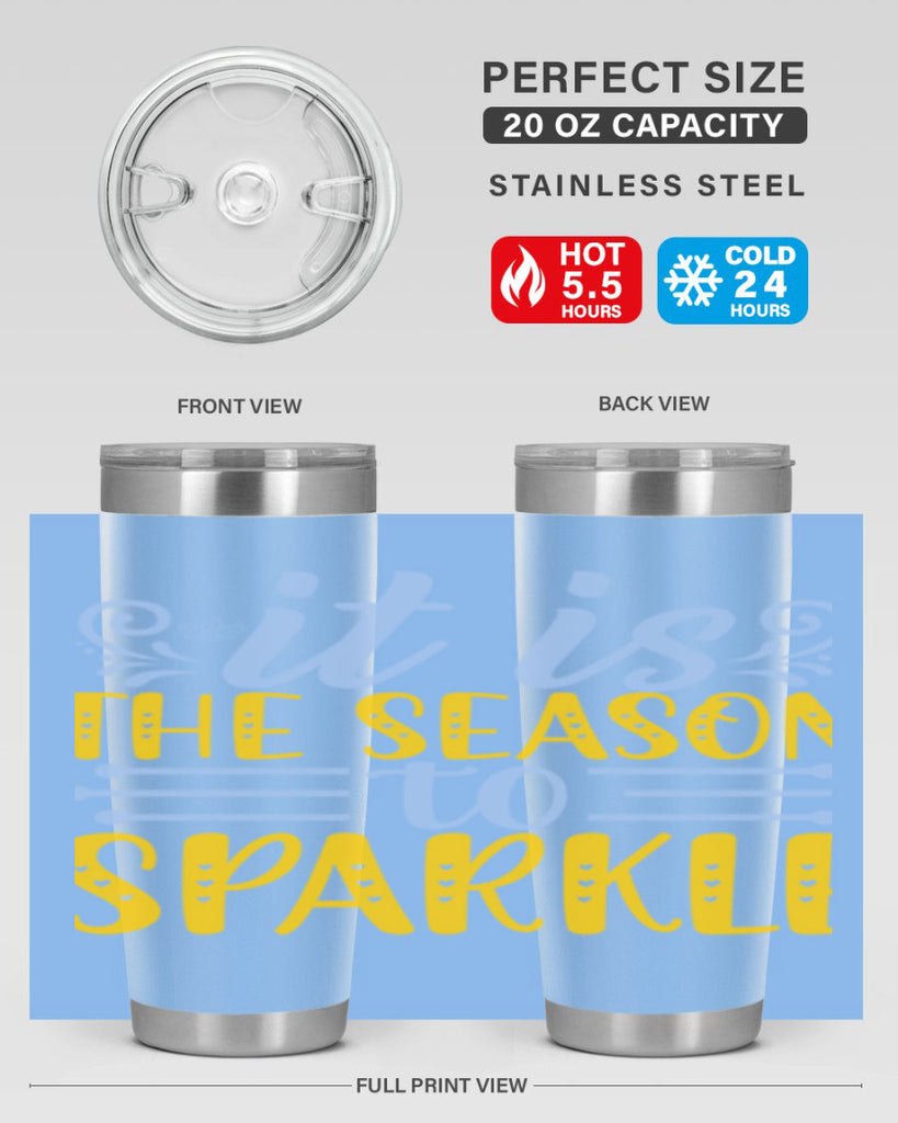 It is the season to sparkle256#- winter- Tumbler