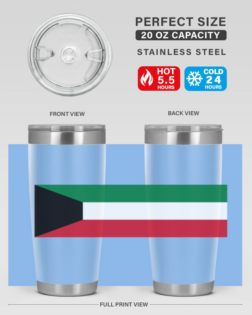 Kuwait 107#- world flags- Tumbler