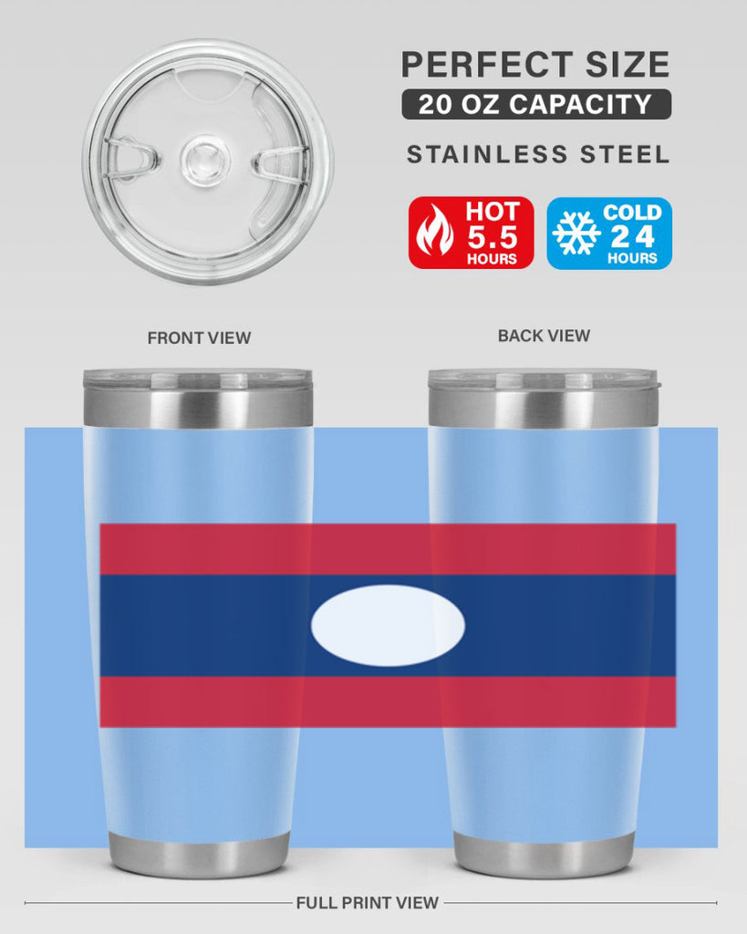 Laos 105#- world flags- Tumbler