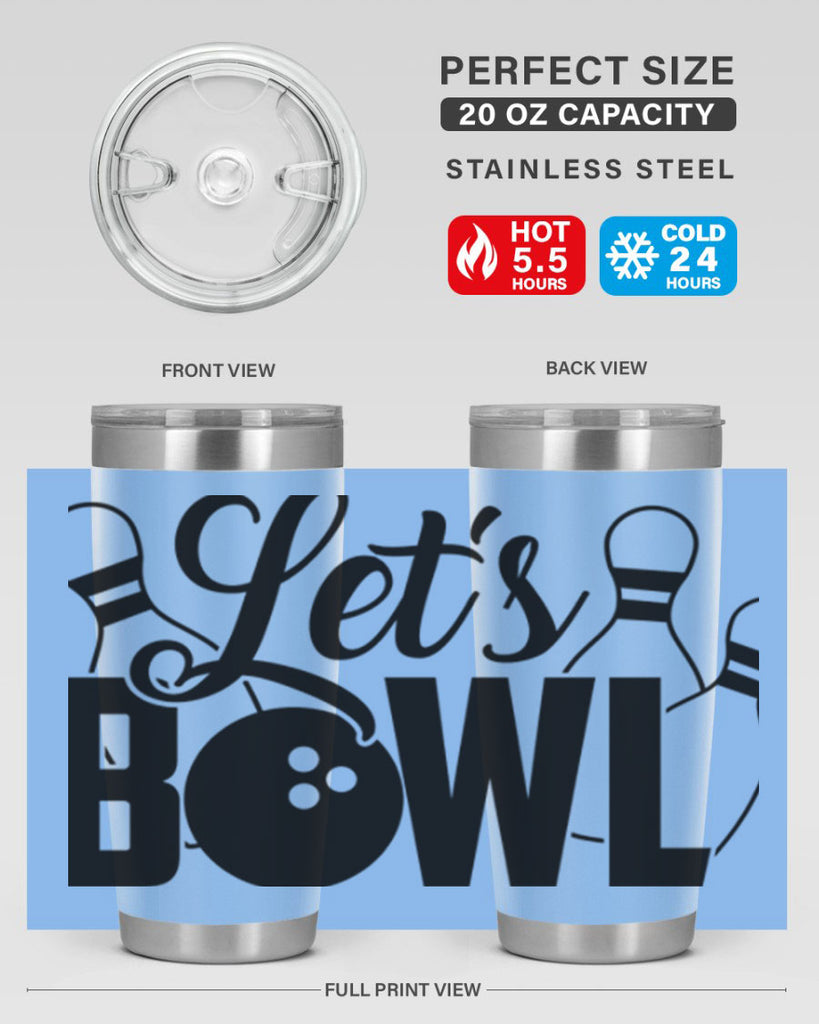 Lets bowl 929#- bowlig- Tumbler