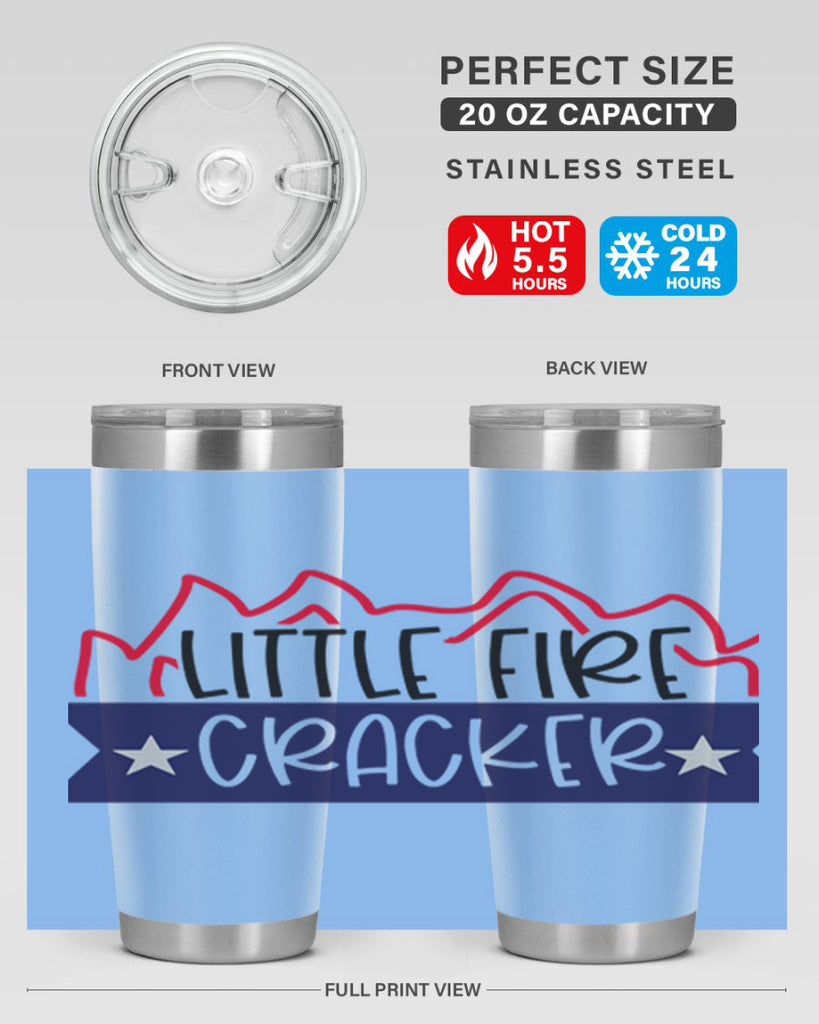 Little Fire Cracker Style 161#- Fourt Of July- Tumbler