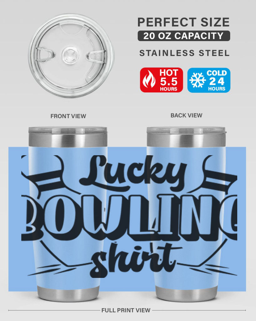 Lucky bowling shirt 690#- bowlig- Tumbler