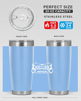 Owl Lover Wise Old Owl A TurtleRabbit 13#- owl- Tumblers