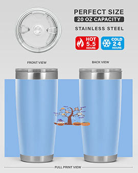 Owl With Pumpkin Halloween Tree A TurtleRabbit 16#- owl- Tumblers